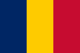 The flag of Chad is composed of three equal vertical bands of blue, gold and red.